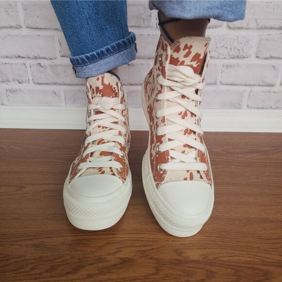 ⭐Converse Chuck Taylor All Star Lift Platform Animal Print 8 Women Shoes A10141C - Picture 6 of 11